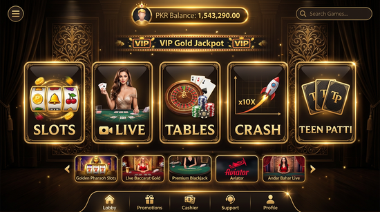 Main screen of pak dhan casino page for PK players - 4